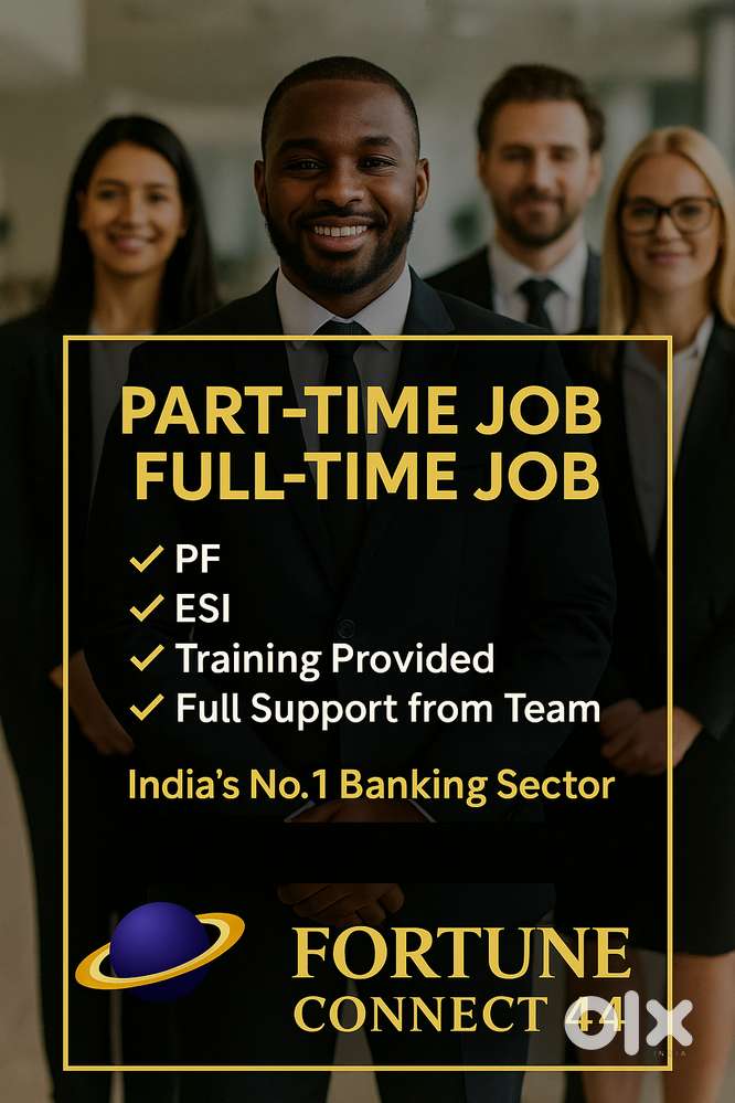 PART-TIME / FULL-TIME JOB – Flexible Banking Work – Age Above 25