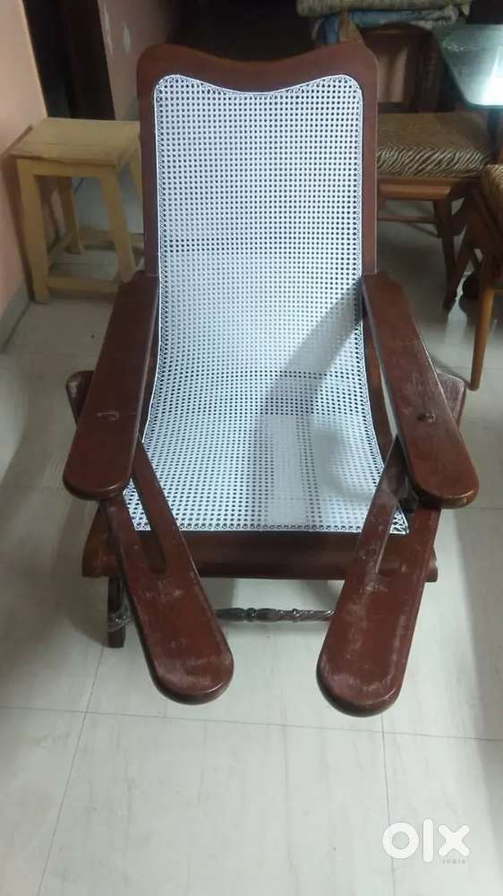 100 years old antique burma teakwood(sagwaan) arm chair(aaram kursi)