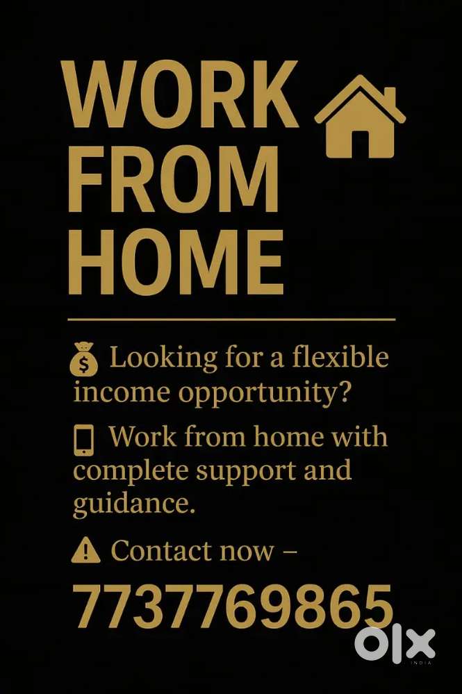 Work From Home Opportunity  Flexible Time  Good Income