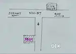 urgent sell myadi single patta class-I plot attached with block road.