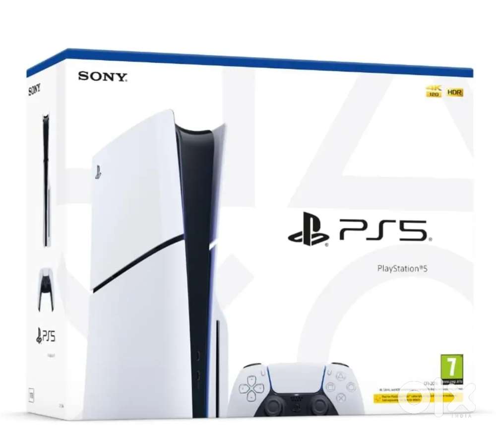 Ps5 slim disk in warranty less used with 2 disk and ant dock station