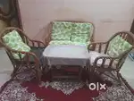 Cane sofa set
