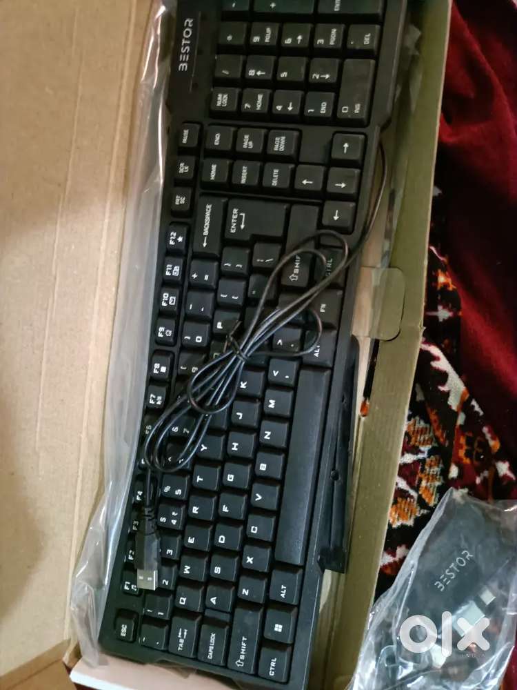 New keyboard and mouse with mouse pad