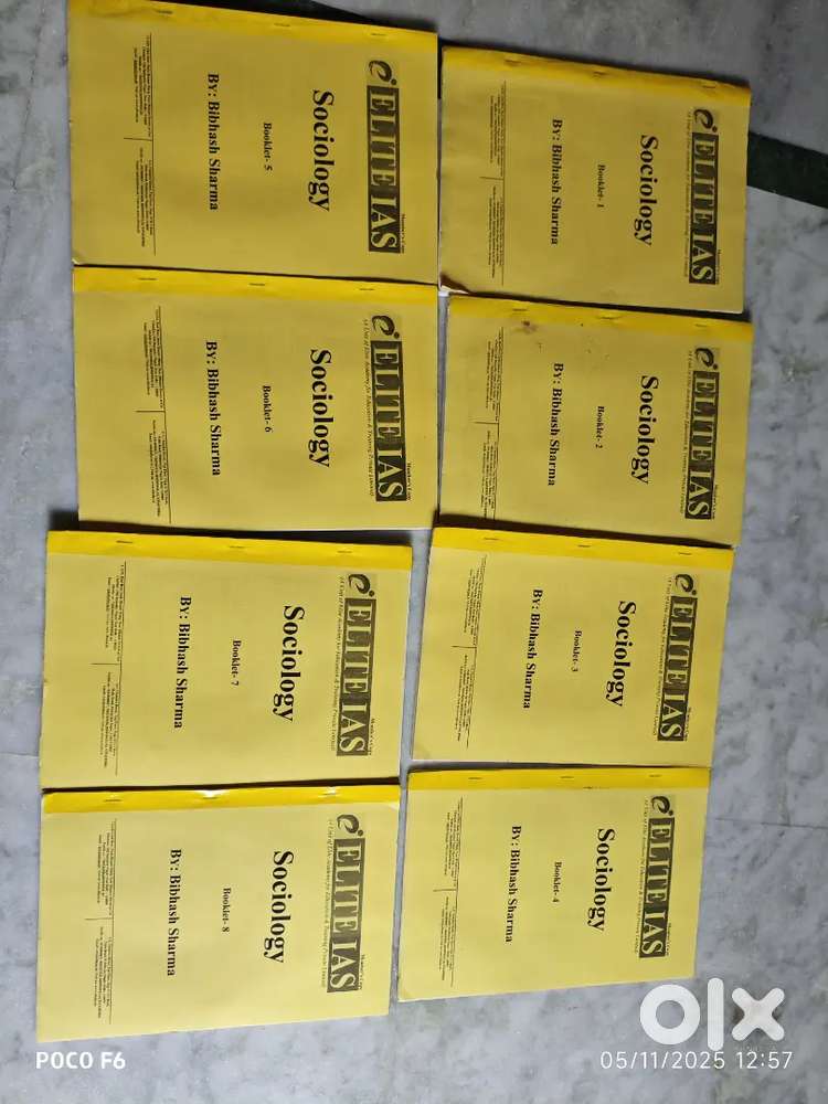 Elite IAS Sociology Booklets by Bibhash Sharma