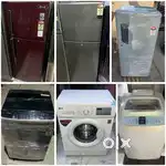 WASHING MACHINE & FRIDGE single & Double door with WARRANTY