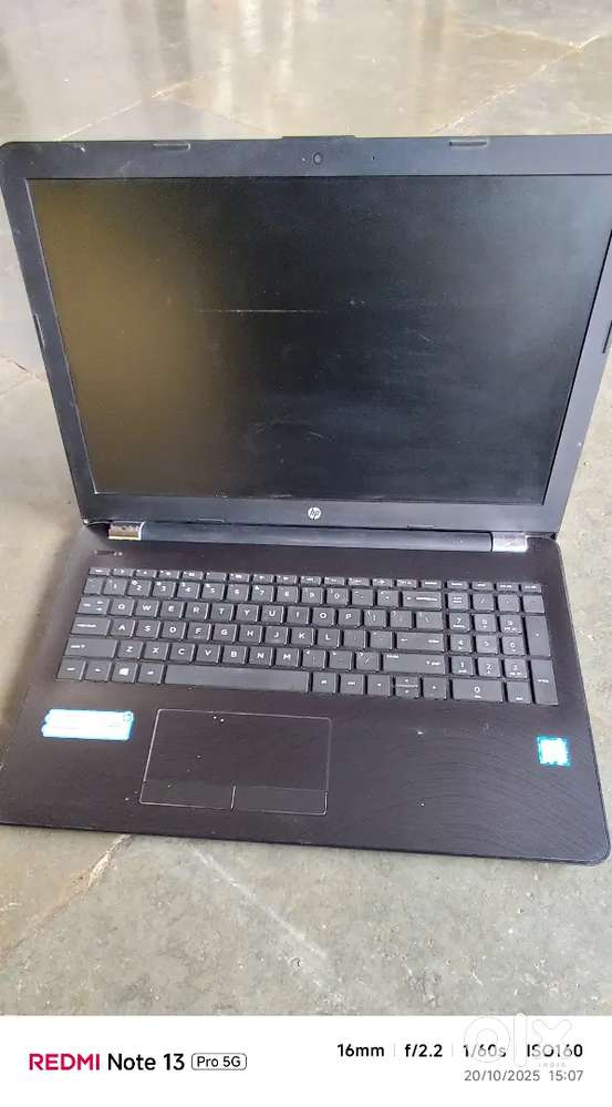 Hp notebook i5 8th gen Ram 8-Gb