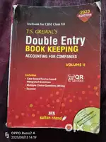 Double entry accounts class 12 volume ll t.s grewal's