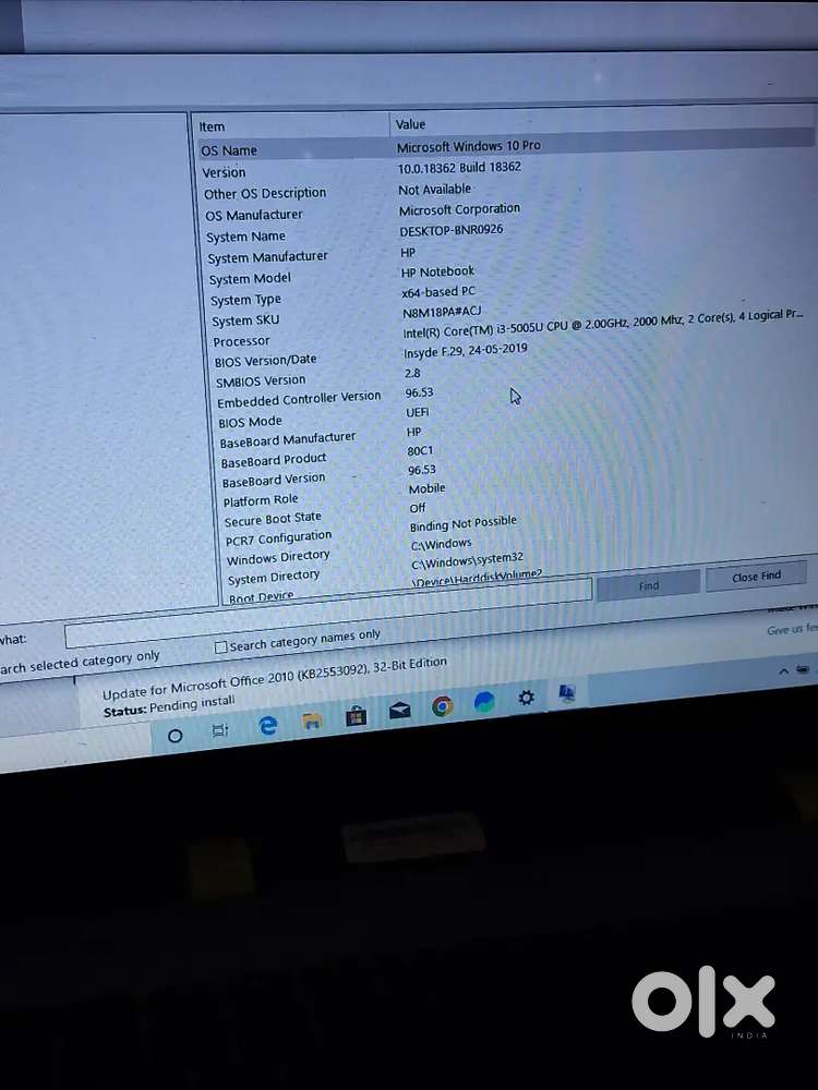 Hp laptop i3