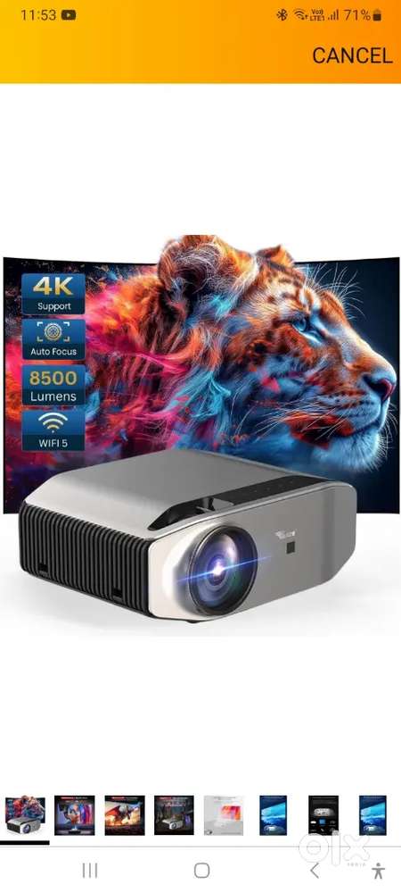 Tonzo projector full hd 1080 pix