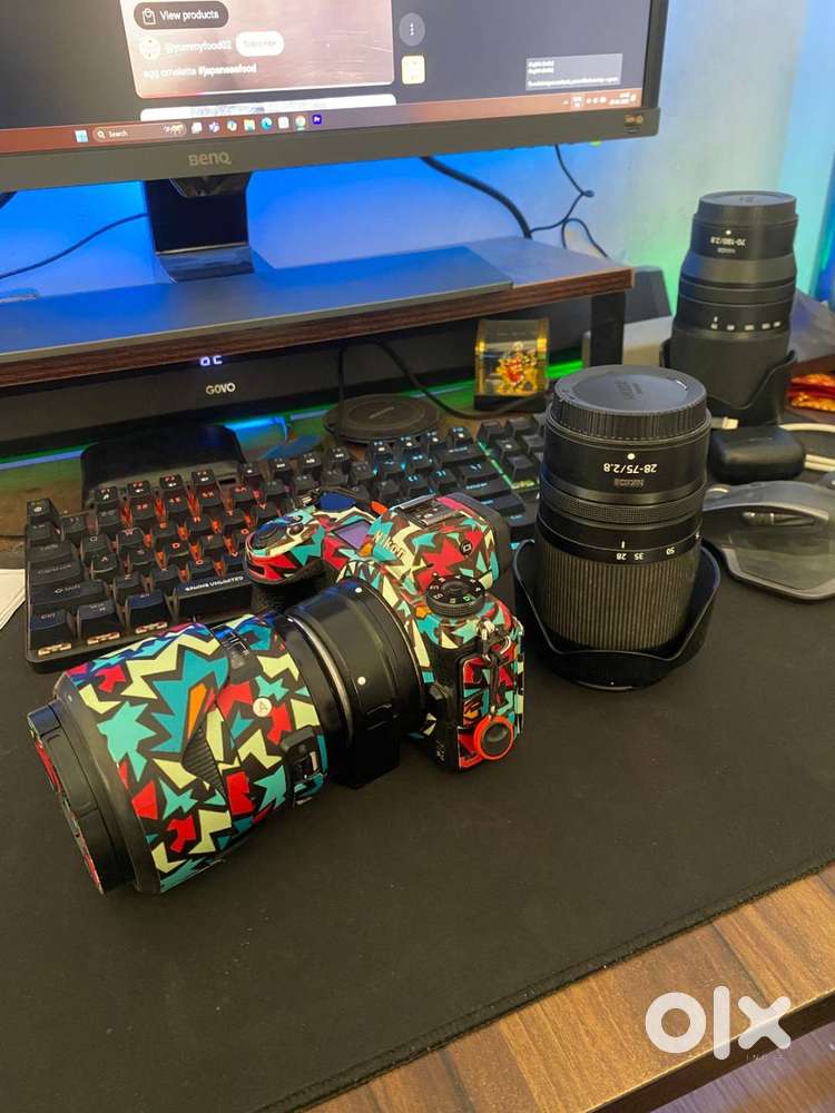 Nikon Z6 II Camera with Nikon 28-75 f2.8, Sigma 35mm f1.4 with adapter
