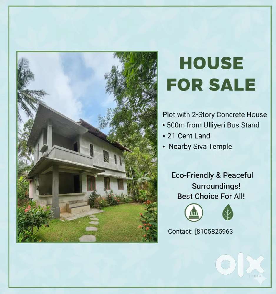 House with 21 Cent plot for Sale