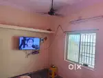 Single bedroom with 2 bath room with borewell water