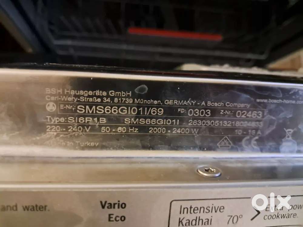 DISH WASHER BOSCH Make