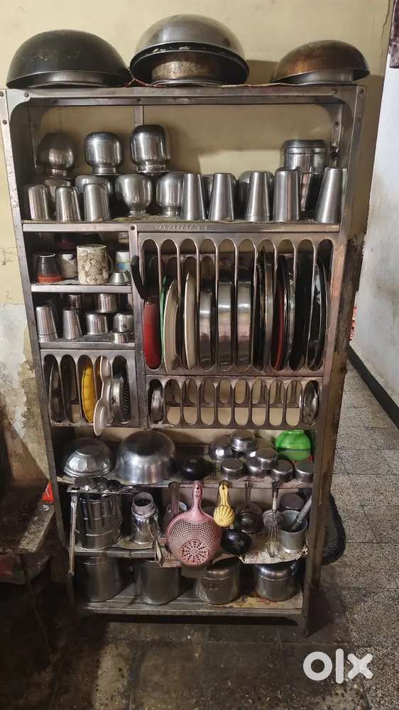 Selling Sofa set (2 chairs) and Rack for utensils