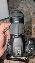 Canon 200d with kit lens and 55-250mm lens