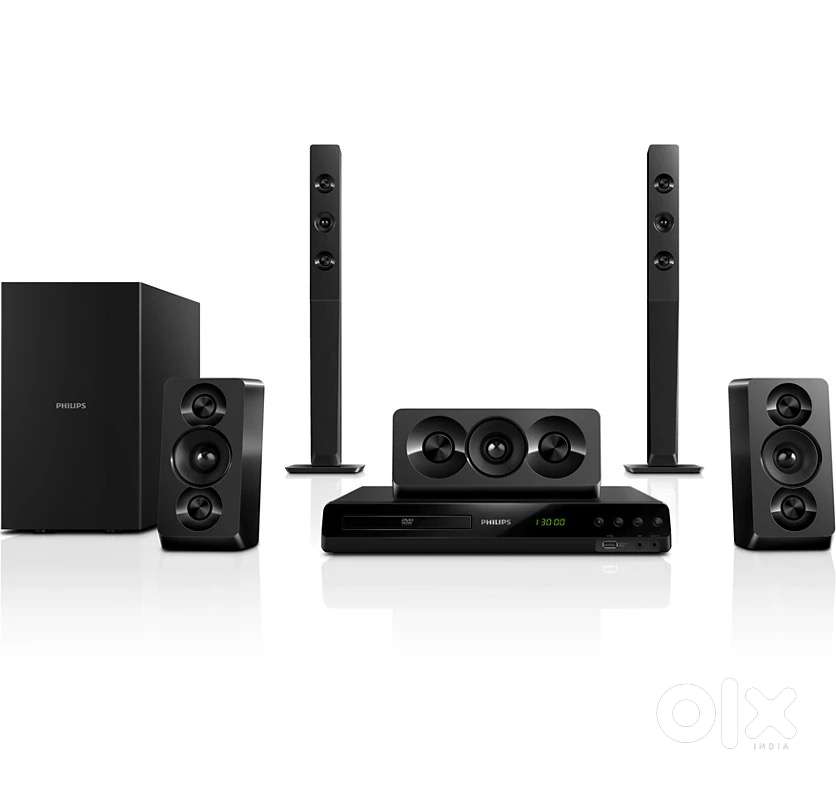 Phillips home theatre 5.1 with satellite speaker