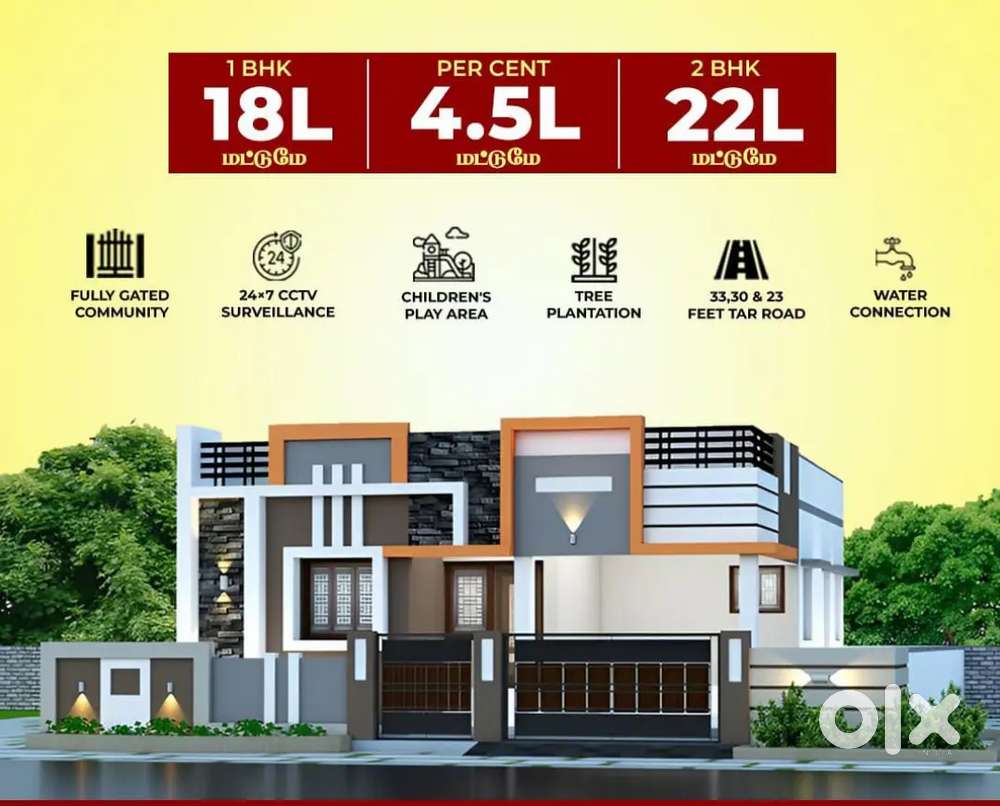Low Budget Plots For Sale - Per Cent ₹ 4.5 L