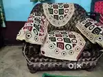 Wooden sofa set