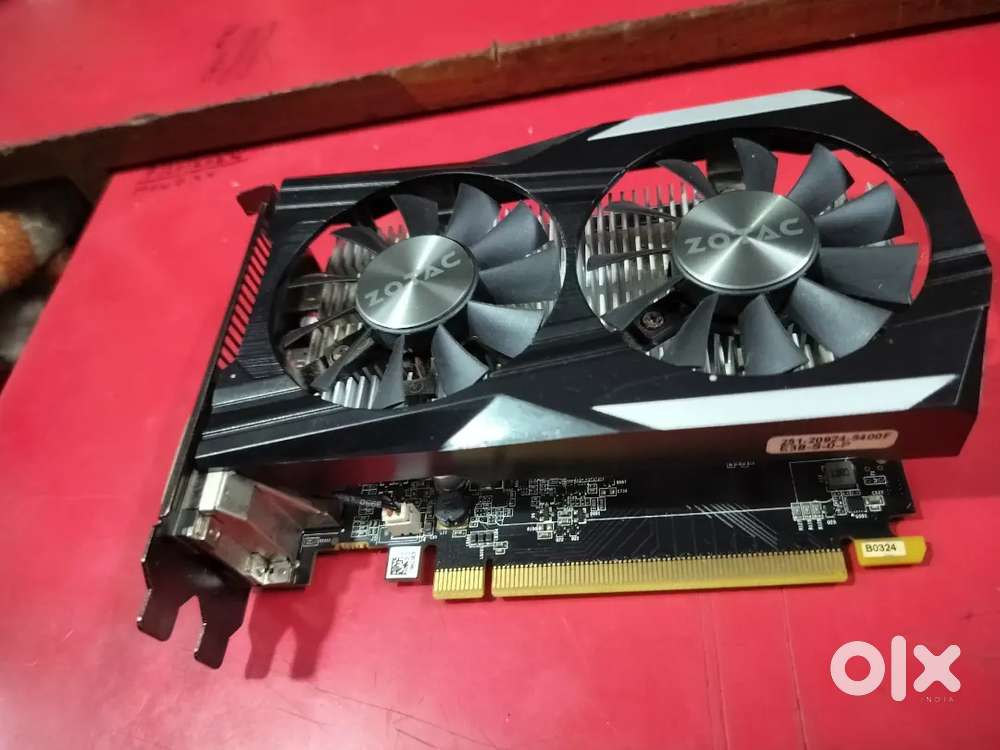 Zotac GeForce gtx1050ti graphic card perfect working and new looking