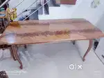 Teak wood dining table