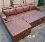 Sofa combed plus lounger available in Starf furniture