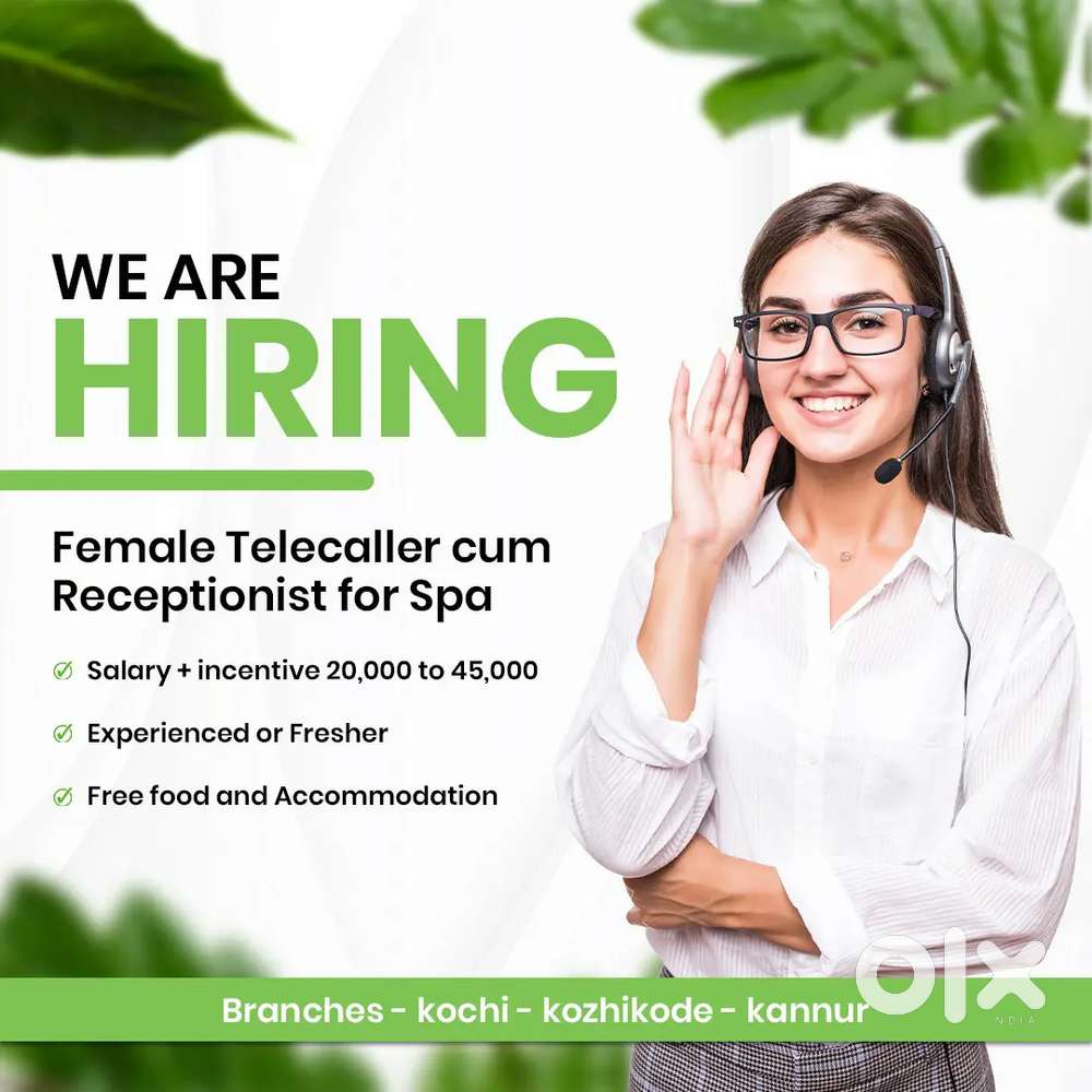 Female telecaling staff for spa