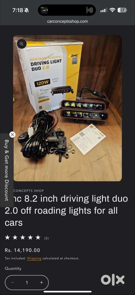 DHC 5 lens led light brand new.