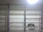 Glass racks and shop front glass partition