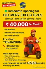Delivery staff needed