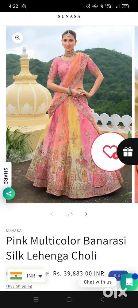 Bridal chaniya choli for sale