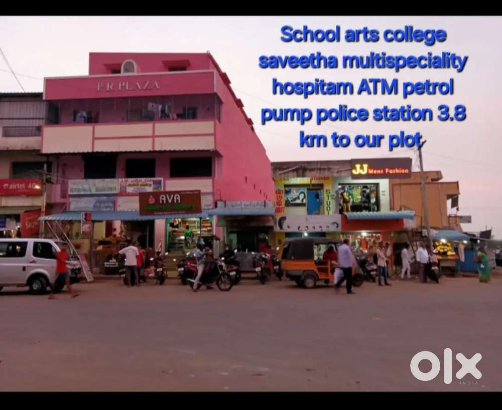 5 lakhs dtcp plot 3.8 km from mappedu nr perambakkam