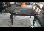 Computer table, Glass top Dining table, Sofa set and queen box bed