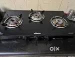 Gas with three burner