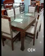 6 CHAIRS DINING TABLE AVAILABLE IN STARF FURNITURE