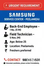 Field Technician & Data entry Operator ( Freshers Only )