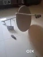 Dish antenna with set top box
