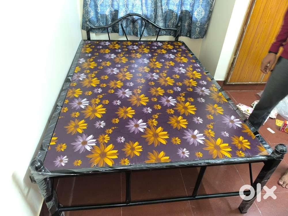 6x4 Bold Steel Cot with Crisp Plywood Base