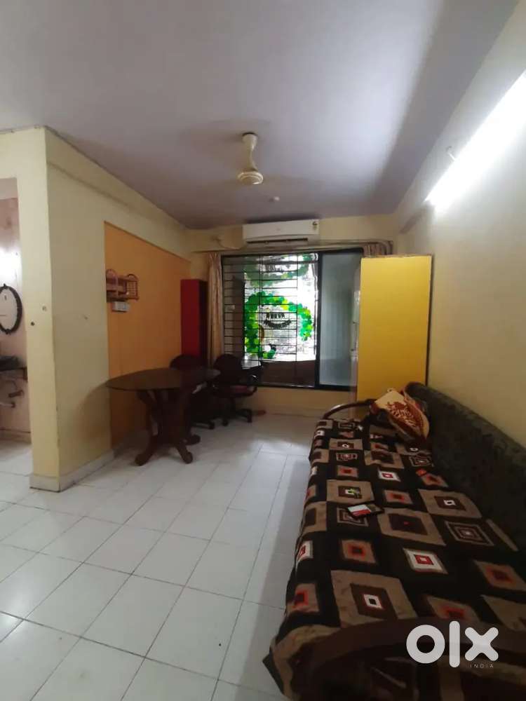 1bhk furnished at koperkhairne 35k nego
