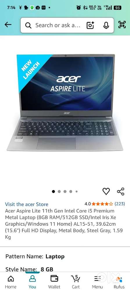 Acer laptop