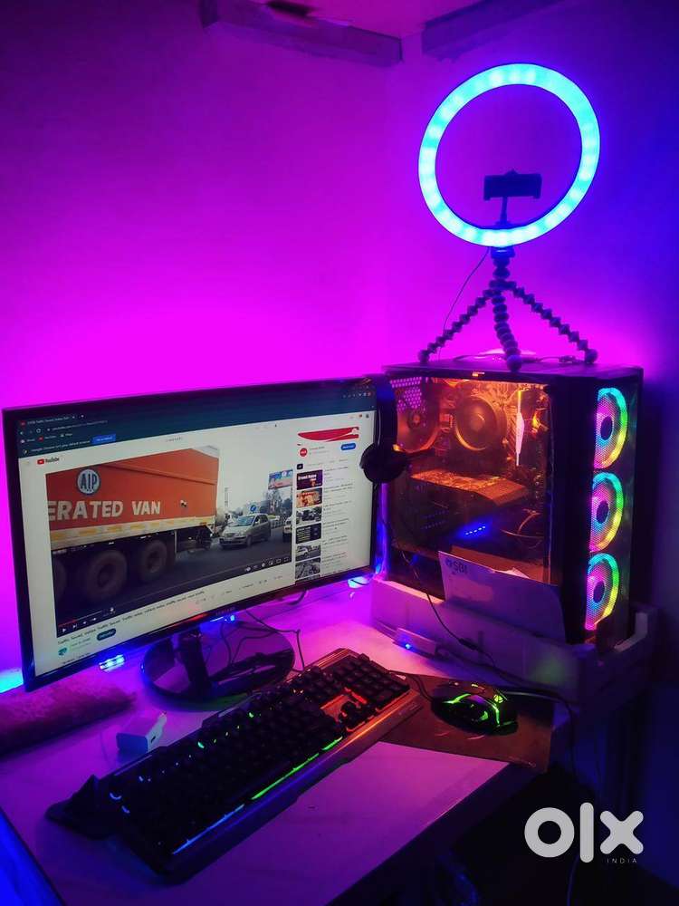 Ryzen 5, 1650 graphic card, 32 GB Ram with 27 inch monitor