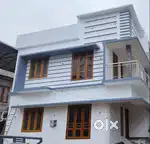 4 cents plot with 1650 sqft 3 bhk house for sale at Tripunithura.