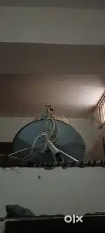 Airtel Chatri with setup box with wire