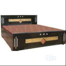 Wednesday offer buy new double bed with box -7800/- EMI availabl