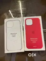 Apple Original Magsafe Transparent/Clear & Red Case Cover for 13 mini