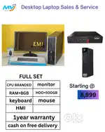 Desktop Laptop CPU Full Set i3-i5-i7 Available @ Low Price