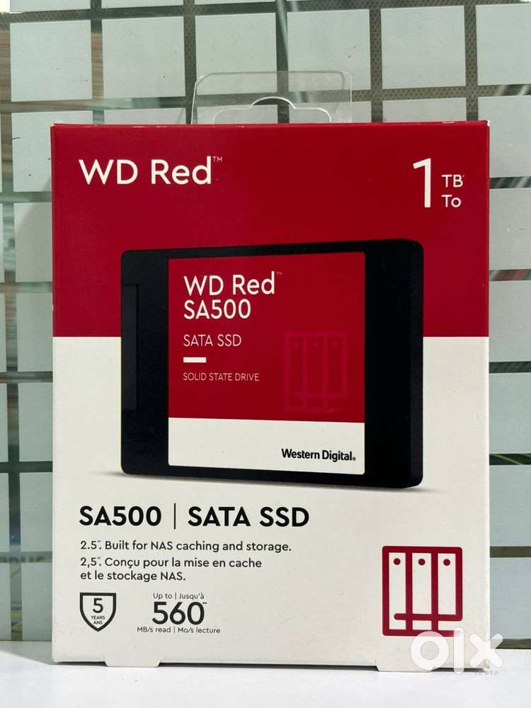 USED Western Digital Red SA500 NAS 1TB Internal SSD