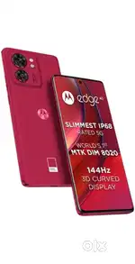 Motorolla edge 40 curved poled display
