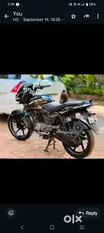 Bajaj /Pulser 150 2018 Model 55 km driving Rs 50000 Melattur