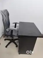 Stylish Study Table with Comfy Moving Chair–Best for Students & WFH