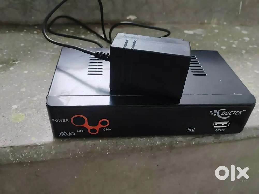 Duetek Free dth hd box with usb port and hdmi cable